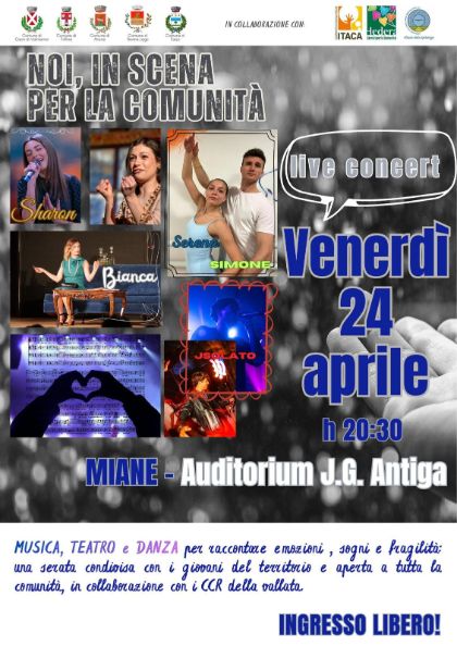 NOI, IN SCENA PER LA COMUNITA' - LIVE CONCERT