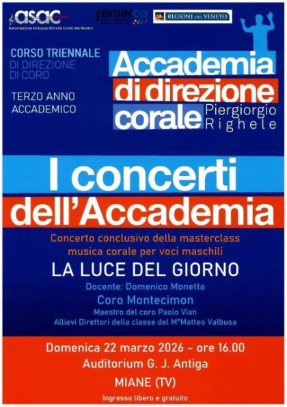 I CONCERTI DELL'ACCADEMIA - LA LUCE DEL GIORNO