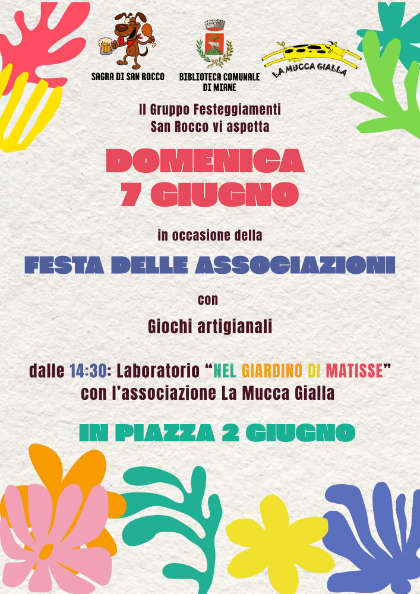 GRUPPO SAN ROCCO: GIOCHI ARTIGIANALI E LABORATORIO 