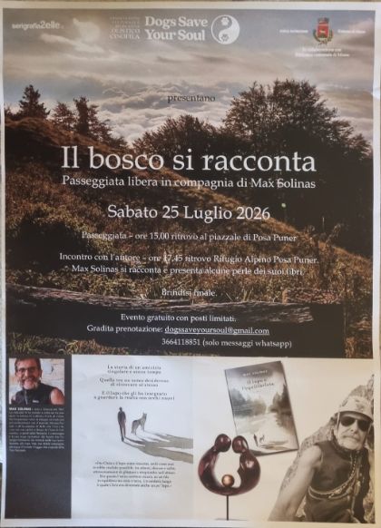 IL BOSCO SI RACCONTA Passeggiata libera in compagnia di Max Solinas