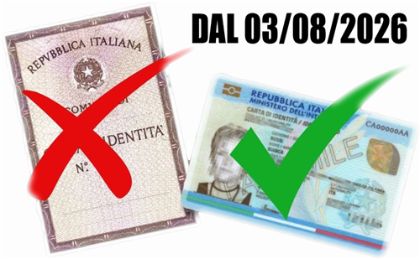 AVVISO CESSAZIONE VALIDITA' CARTA D'IDENTITA' CARTACEA