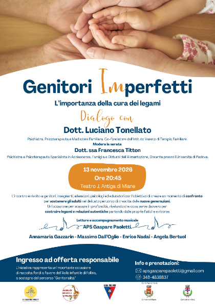 Genitori IMperfetti: tre realtà insieme per prendersi cura dei legami