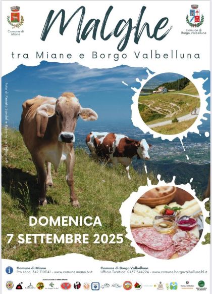 FESTA DELLE MALGHE TRA MIANE E BORGO VALBELLUNA 2025