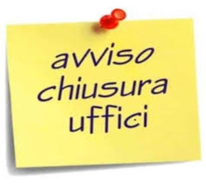 Avviso chiusura uffici comunali il 02/01/2026