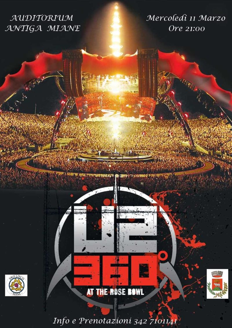 U2 360° At the rose bowl_locandina