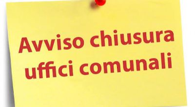 Avviso chiusura ufficio