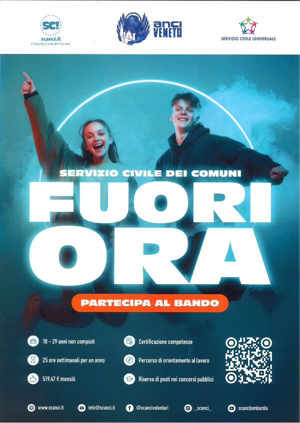 locandina SCANCI bando servizio civile 2026